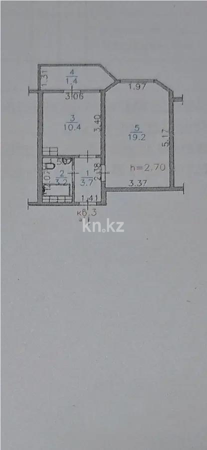 Продажа 1-комнатной квартиры, 40 м², мкр-н Нуркент, дом  34 в Алматы - фото 4