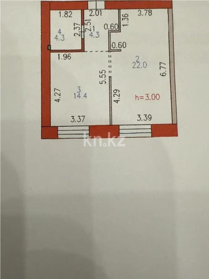 Продажа 1-комнатной квартиры, 45 м², пр. Аль-Фараби, дом  7 в Астане