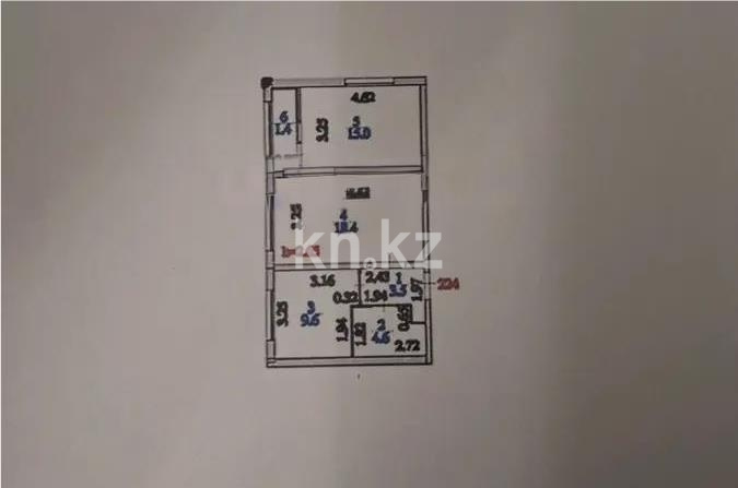 Продажа 2-комнатной квартиры, 53 м² в Астане
