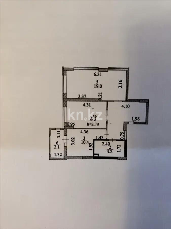 Продажа 2-комнатной квартиры, 60 м² в Астане - фото 6