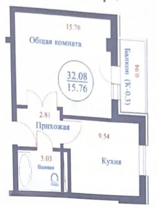 Продажа 1-комнатной квартиры, 32 м² в Астане - фото 3