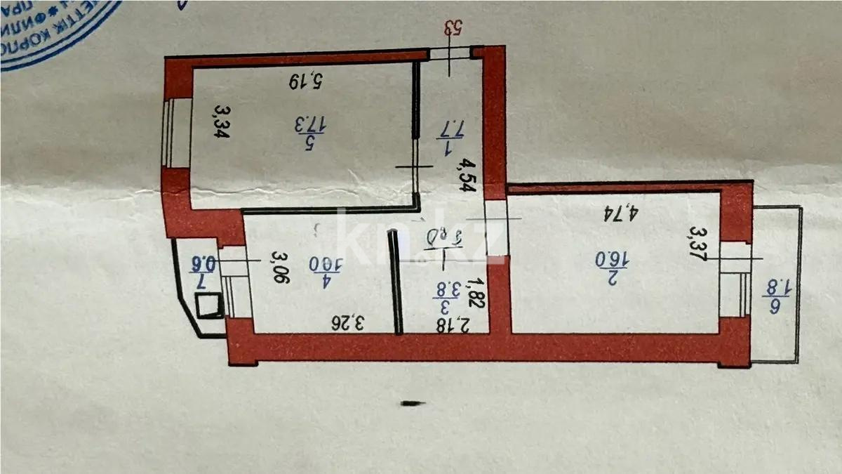 Продажа 2-комнатной квартиры, 57 м², ул. Мустафина, дом  21/5 в Астане - фото 6