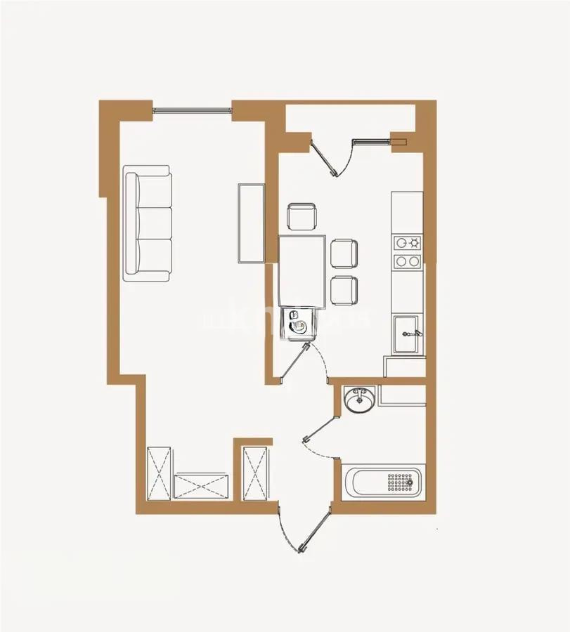 Продажа 1-комнатной квартиры, 37 м², ул. Байге, дом  12а/1 в Алматы