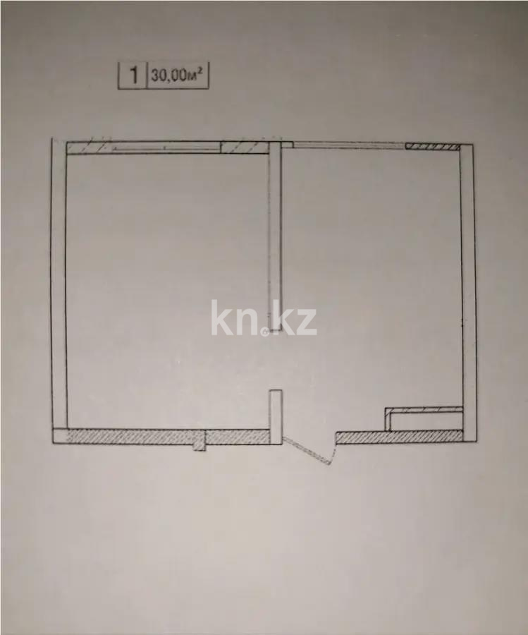 Продажа 1-комнатной квартиры, 30 м², ул. 24-я, дом  1/1б стр в Алматы