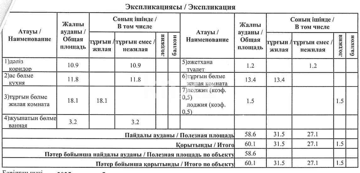 Продажа 2-комнатной квартиры, 60.1 м² в Алматы - фото 23