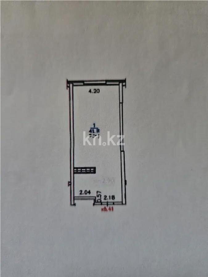 Продажа 1-комнатной квартиры, 41.8 м² в Алматы