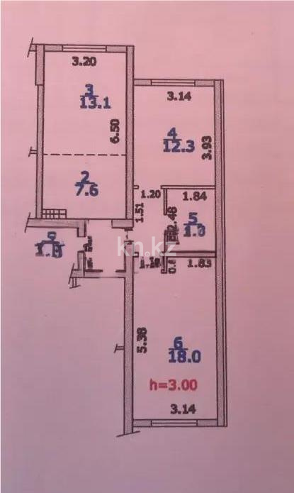 Продажа 3-комнатной квартиры, 63 м² в Алматы - фото 6