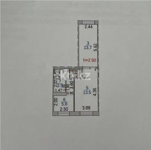 Продажа 2-комнатной квартиры, 43 м² в Караганде - фото 6