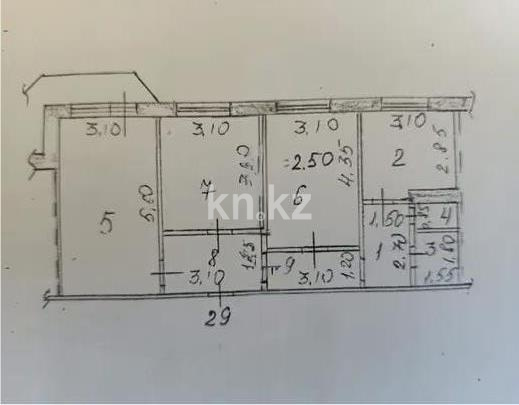 Продажа 3-комнатной квартиры, 68 м² в Темиртау - фото 6