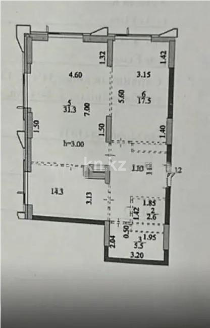 Продажа 2-комнатной квартиры, 82 м², ул. Сарайшык, дом  34/4 в Астане - фото 2