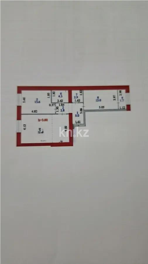 Продажа 3-комнатной квартиры, 75.4 м², ул. Е-15, дом  13/2 в Астане - фото 3