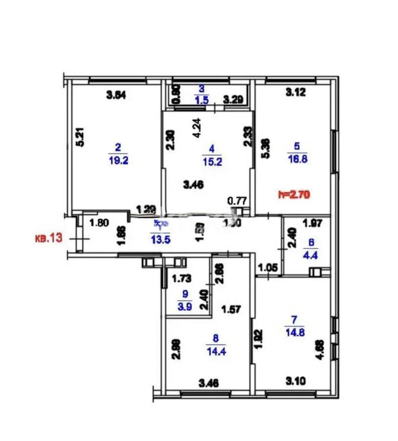 Продажа 4-комнатной квартиры, 104 м² в Алматы