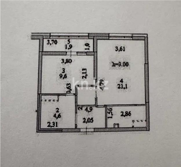 Продажа 1-комнатной квартиры, 42.1 м² в Астане - фото 3