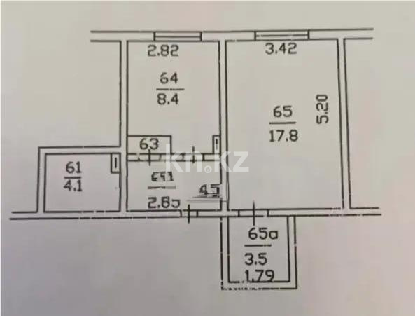 Продажа 1-комнатной квартиры, 40 м² в Алматы - фото 2