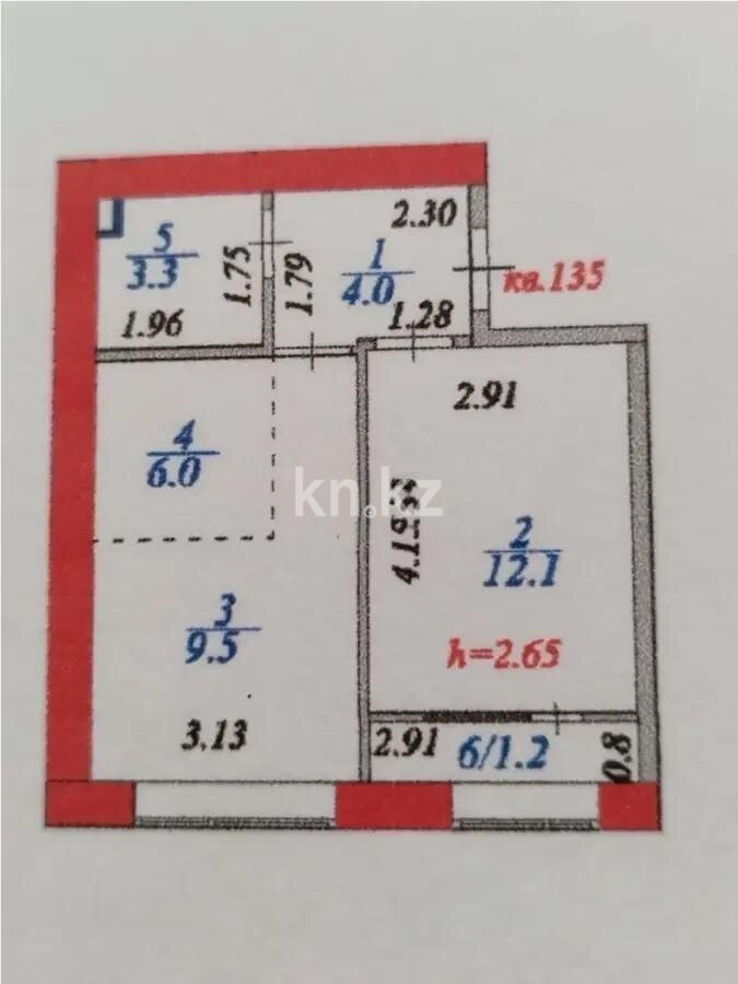 Продажа 2-комнатной квартиры, 36.1 м² в Астане - фото 6