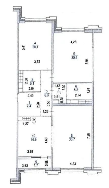 Продажа 3-комнатной квартиры, 122 м² в Алматы - фото 7