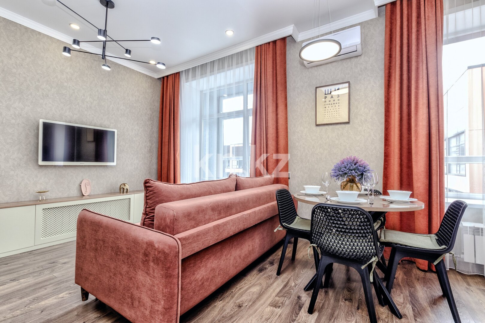 Аренда 1-комнатной квартиры посуточно, 45 м² в Астане - фото 9