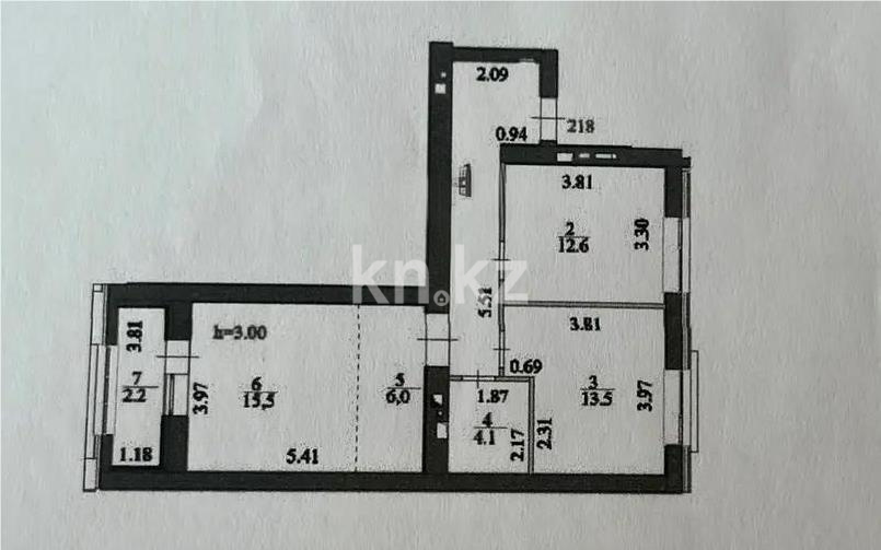 Продажа 3-комнатной квартиры, 65 м² в Астане - фото 3