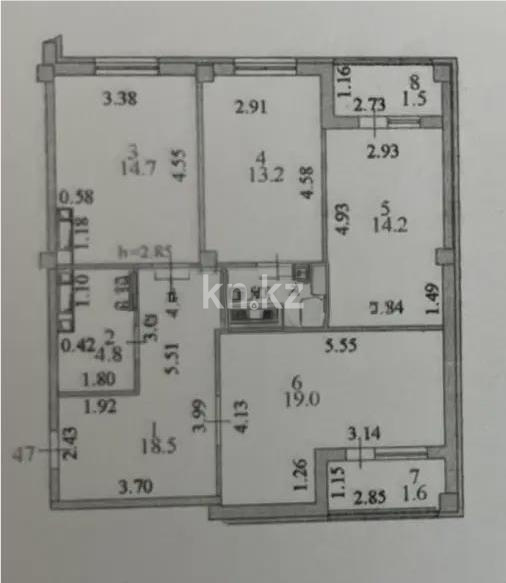 Продажа 3-комнатной квартиры, 86 м² в Астане - фото 5