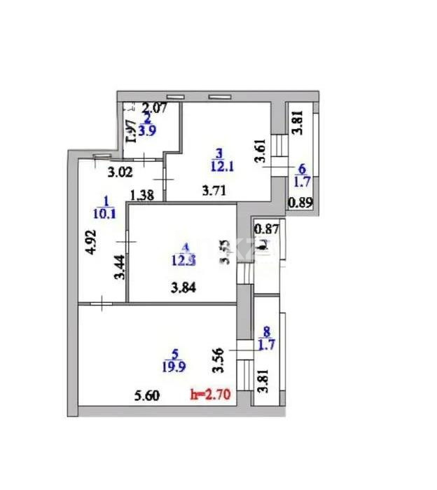 Продажа 2-комнатной квартиры, 63.4 м² в Астане - фото 5