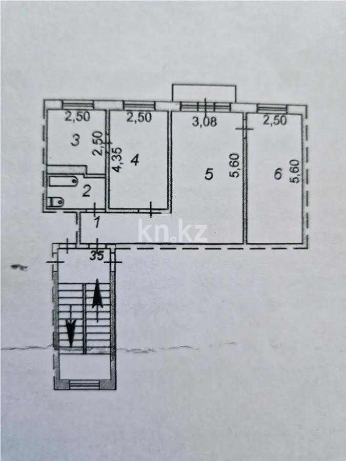 Продажа 3-комнатной квартиры, 58 м² в Караганде - фото 7