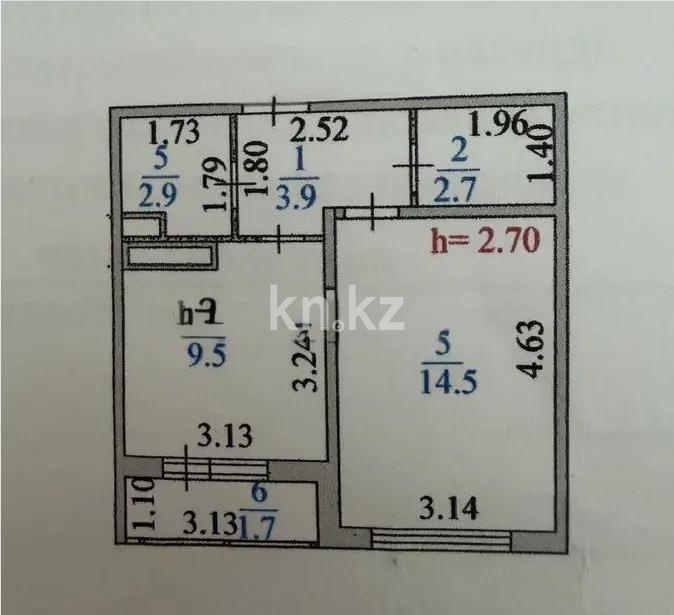 Продажа 1-комнатной квартиры, 35.2 м² в Астане - фото 5