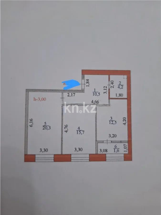 Продажа 2-комнатной квартиры, 65 м² в Астане - фото 4