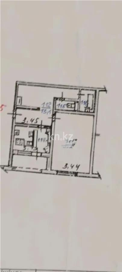 Продажа 1-комнатной квартиры, 45.3 м², мкр-н Айнабулак-4, дом  173 в Алматы - фото 7
