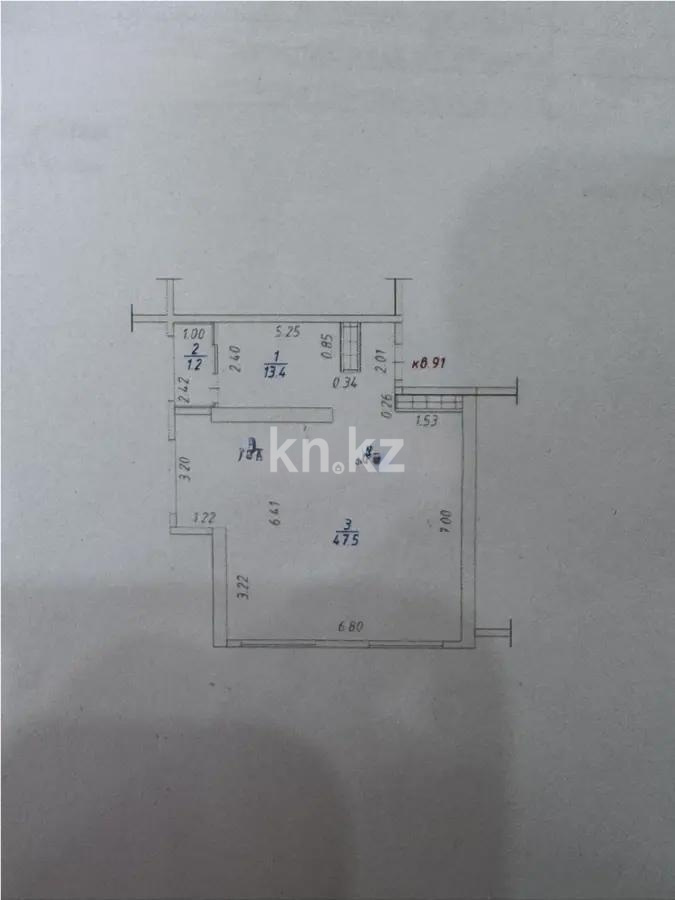 Продажа 3-комнатной квартиры, 62.1 м² в Алматы - фото 7