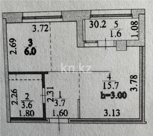 Продажа 1-комнатной квартиры, 30.6 м² в Астане - фото 5