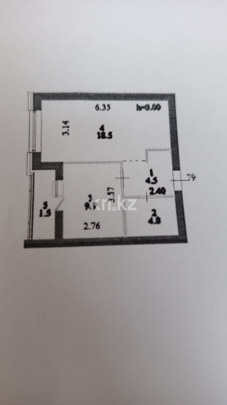 Продажа 1-комнатной квартиры, 38.4 м² в Астане - фото 2