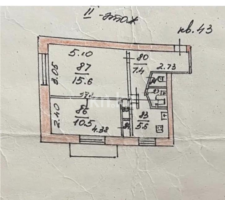Продажа 2-комнатной квартиры, 43.1 м², пр. Назарбаева, дом  274 в Алматы - фото 6