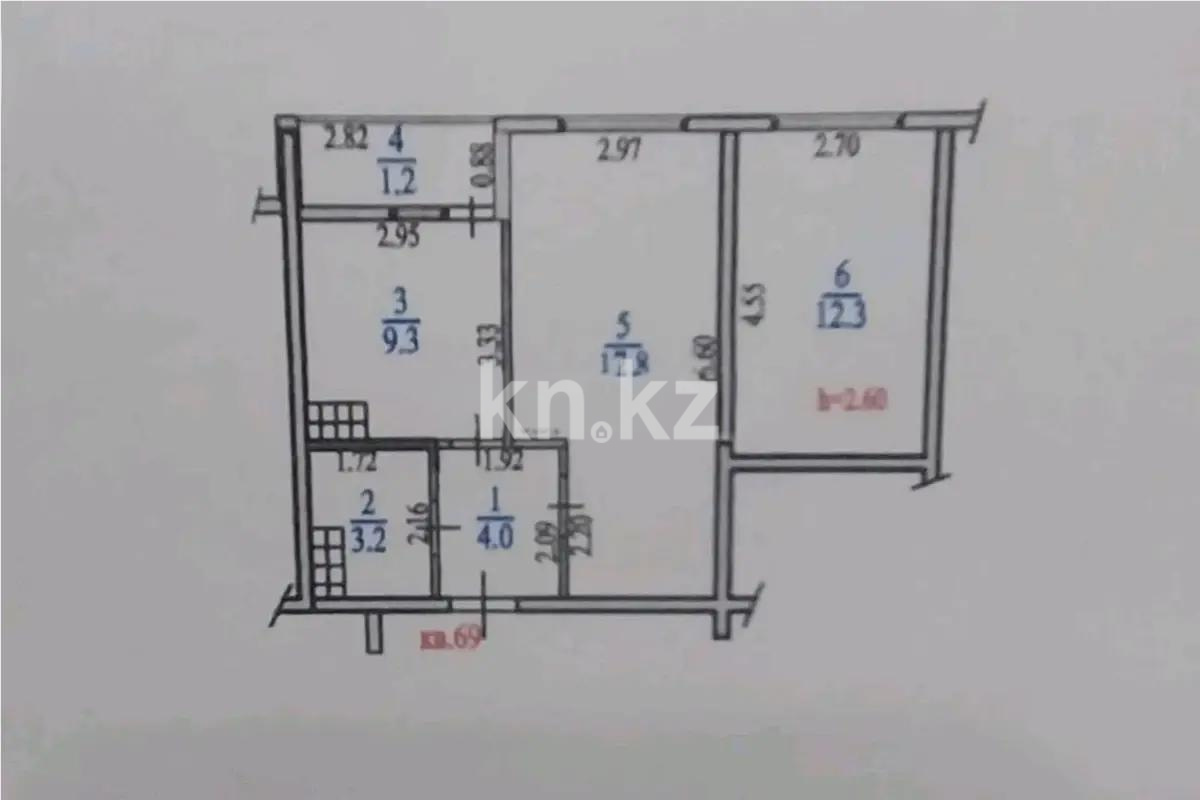 Продажа 2-комнатной квартиры, 48 м², ул. Ырысты, дом  46/13 в Алматы - фото 6