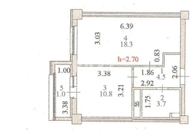 Продажа 1-комнатной квартиры, 38.3 м² в Астане - фото 5
