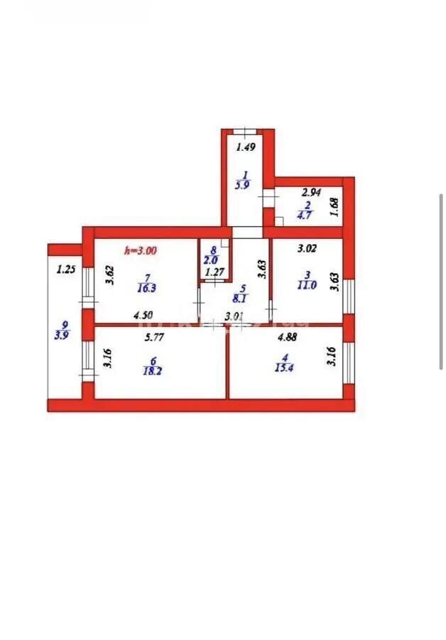 Продажа 3-комнатной квартиры, 86 м² в Астане