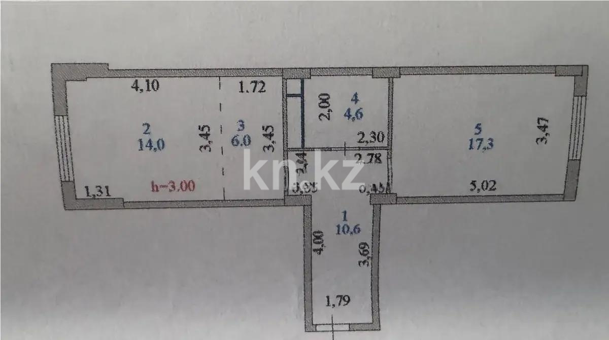 Продажа 2-комнатной квартиры, 52.5 м² в Астане - фото 5