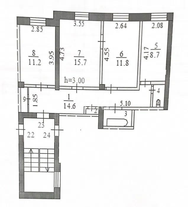 Продажа 3-комнатной квартиры, 68 м² в Сарани - фото 8