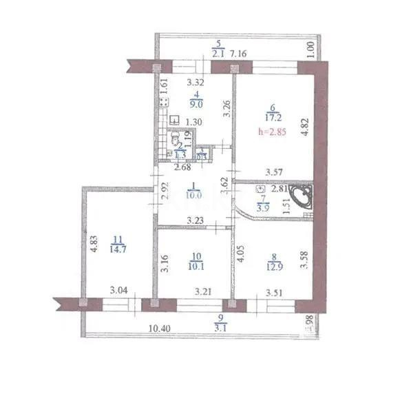 Продажа 4-комнатной квартиры, 97 м² в Алматы - фото 8