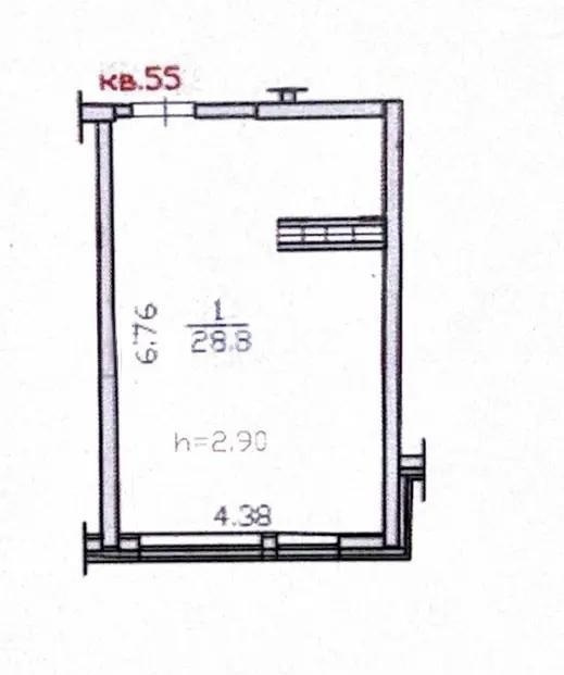 Продажа 1-комнатной квартиры, 28.8 м² в Алматы