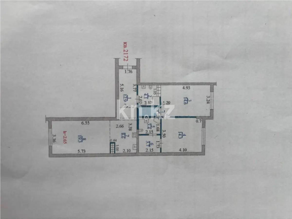 Продажа 3-комнатной квартиры, 82.7 м², ул. Утепова, дом  31 в Алматы - фото 7