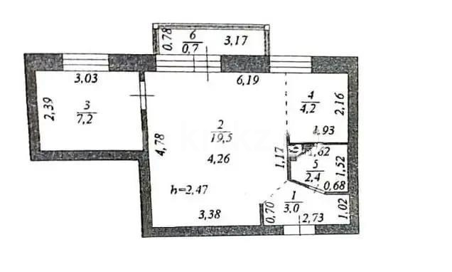 Продажа 2-комнатной квартиры, 37 м² в Астане - фото 5