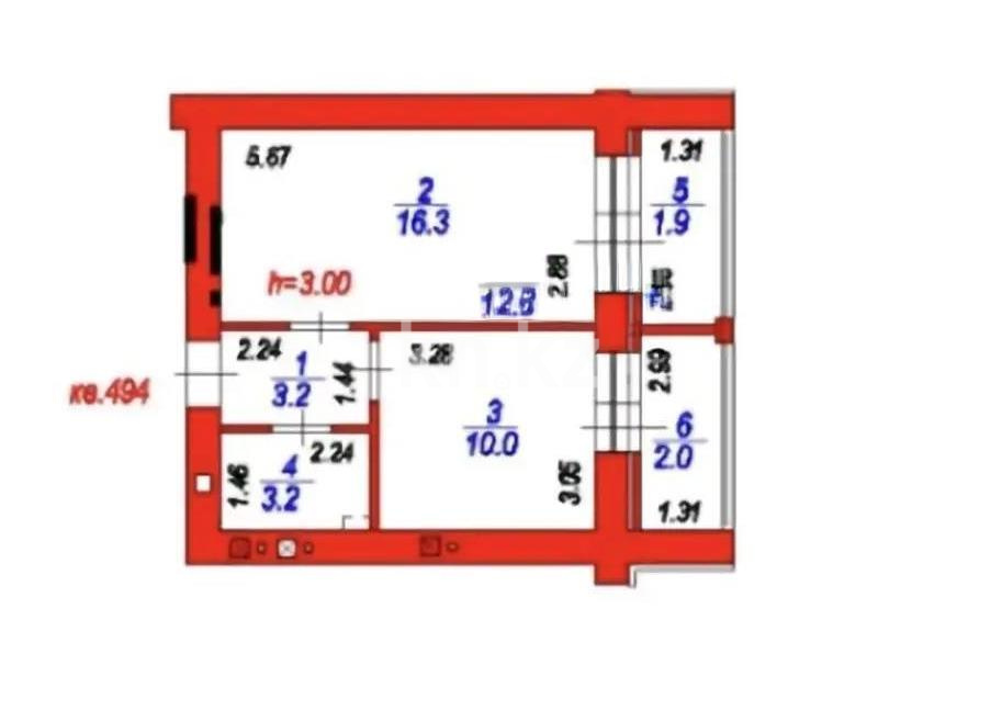 Продажа 1-комнатной квартиры, 37 м² в Астане