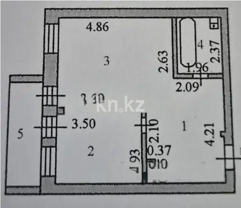 Продажа 1-комнатной квартиры, 49 м² в Астане - фото 5