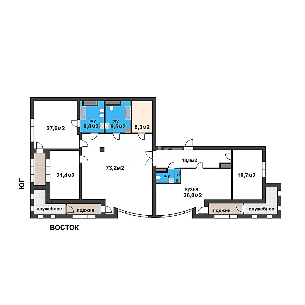 Продажа 4-комнатной квартиры, 241 м² в Алматы - фото 40