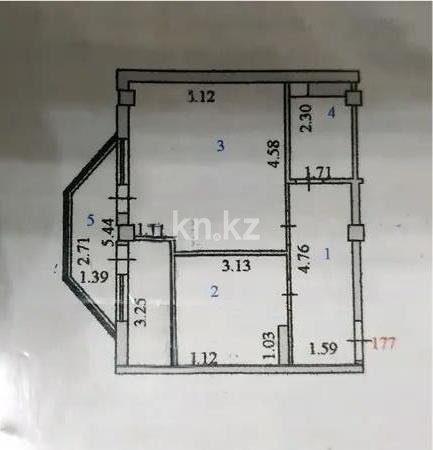 Продажа 1-комнатной квартиры, 45 м², ул. Армандастар, дом  2/3 в Астане - фото 4