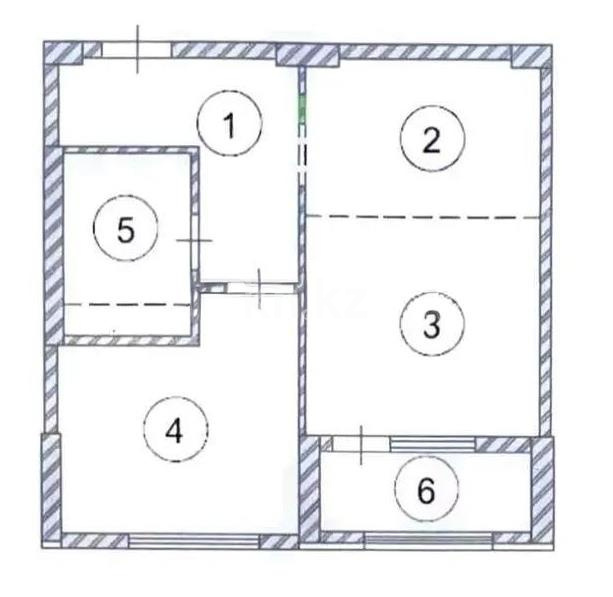 Продажа 2-комнатной квартиры, 38.2 м² в Астане - фото 4