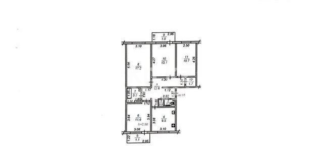 Продажа 4-комнатной квартиры, 83.8 м² в Алматы