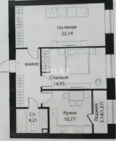 Продажа 2-комнатной квартиры, 63 м² в Астане - фото 4