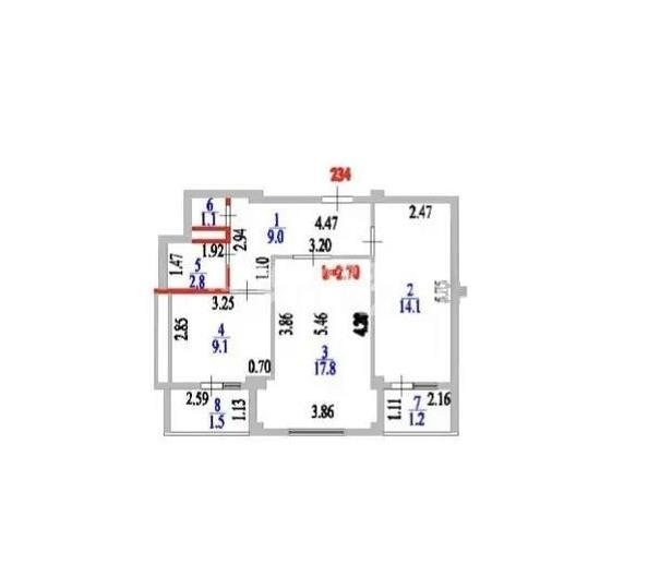 Продажа 2-комнатной квартиры, 58 м² в Астане - фото 5