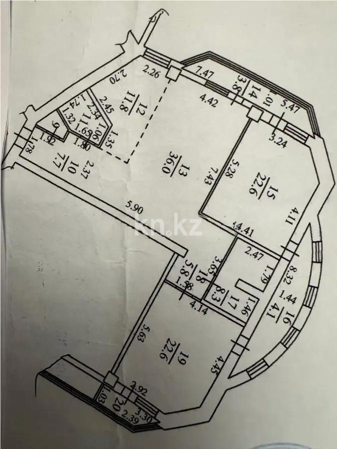 Продажа 3-комнатной квартиры, 130 м² в Алматы